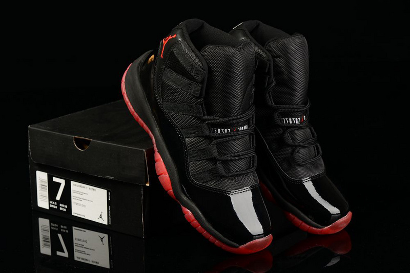 air jordan 11 noir et rouge femme